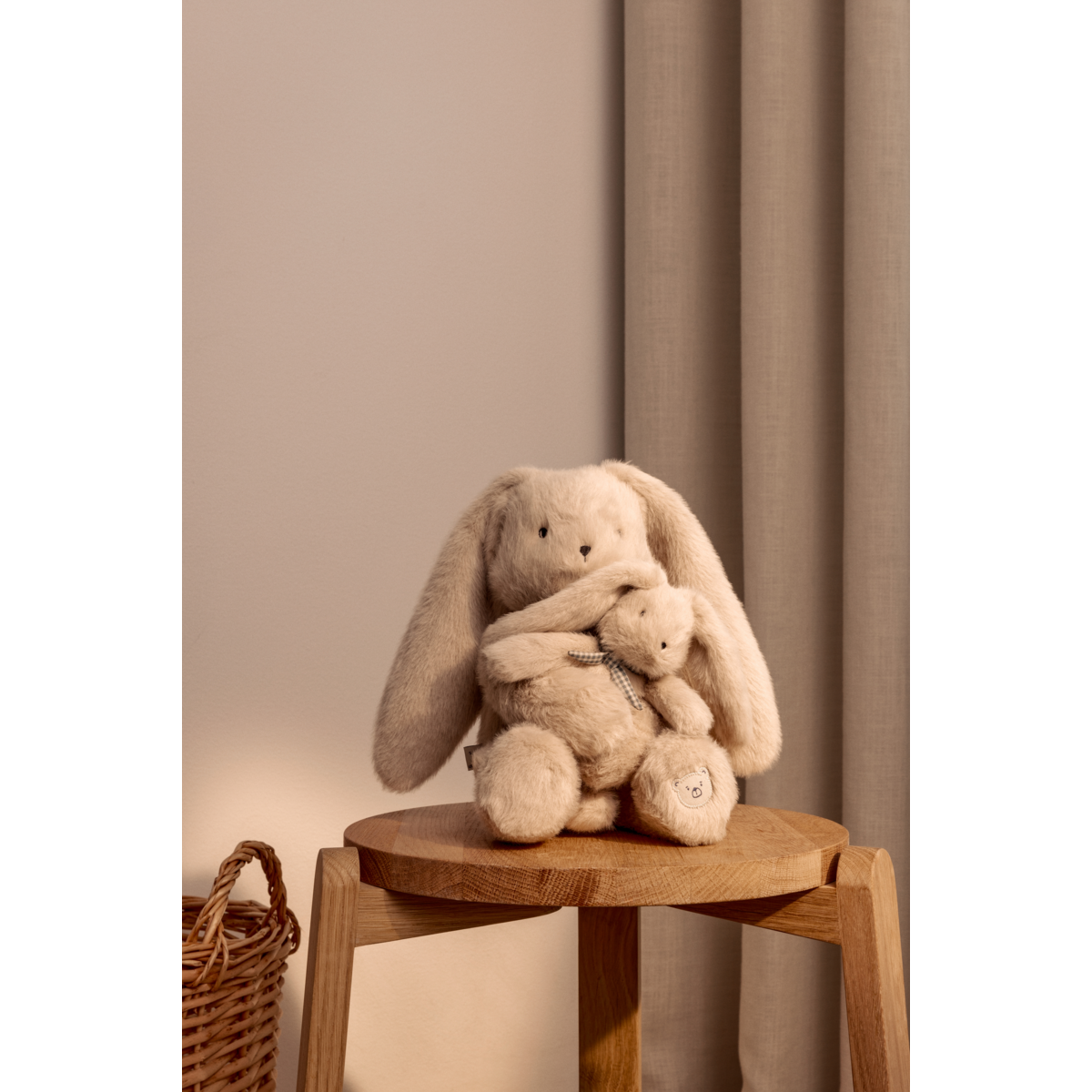 Liewood BERTO Mommy & Baby Rabbit Teddy - Mist - TEDDY