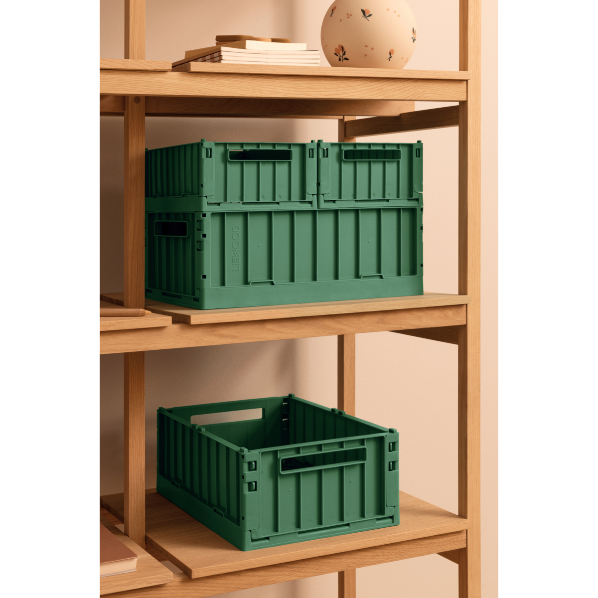 Liewood Weston Medium Storage Box 2-Pack - Dusty ivy - STORAGE BOX