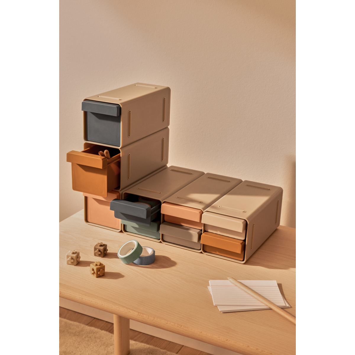 Liewood Kylian Storage System - Sandy multi mix - STORAGE BOX