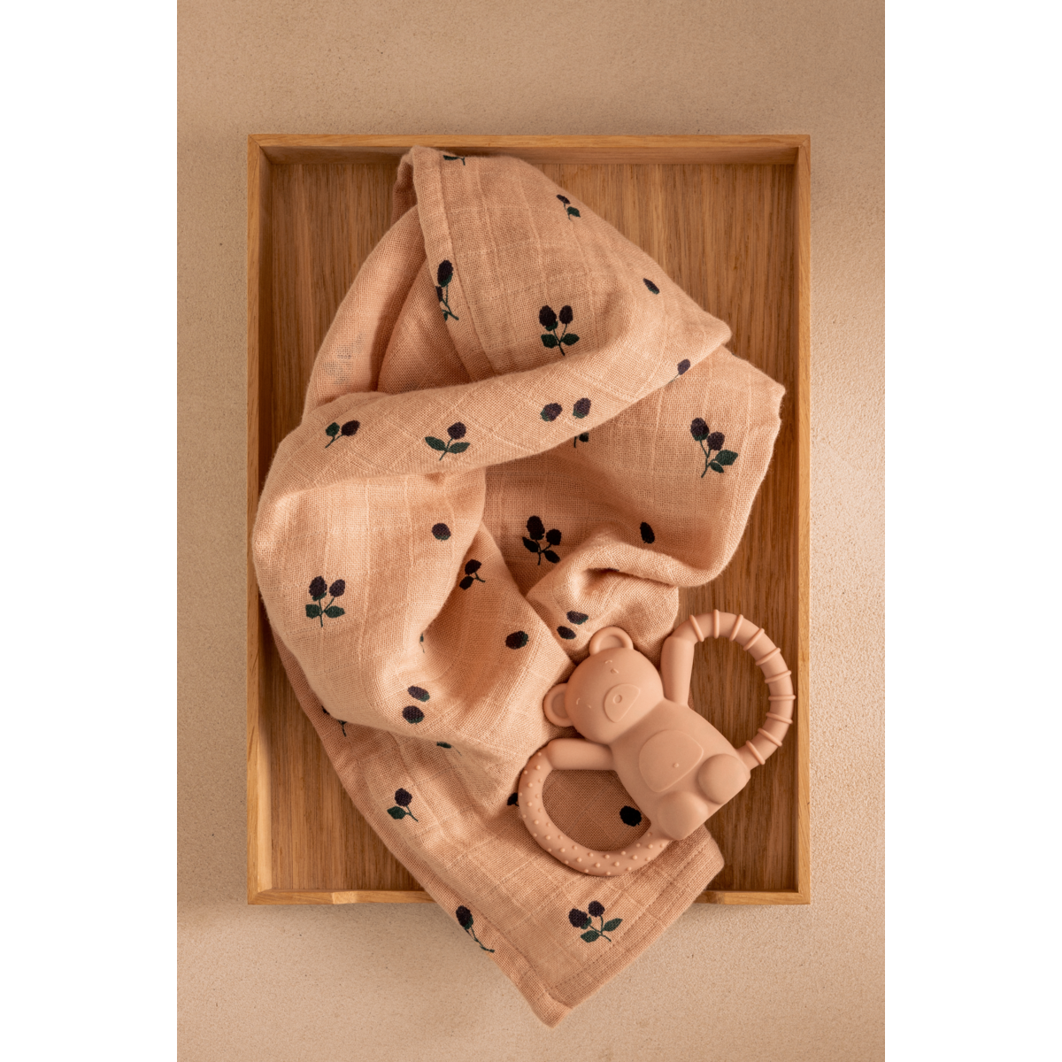Liewood LEWIS Muslin Cloth 2-Pack - Mini Berry / Pale tuscany - MUSLIN CLOTH