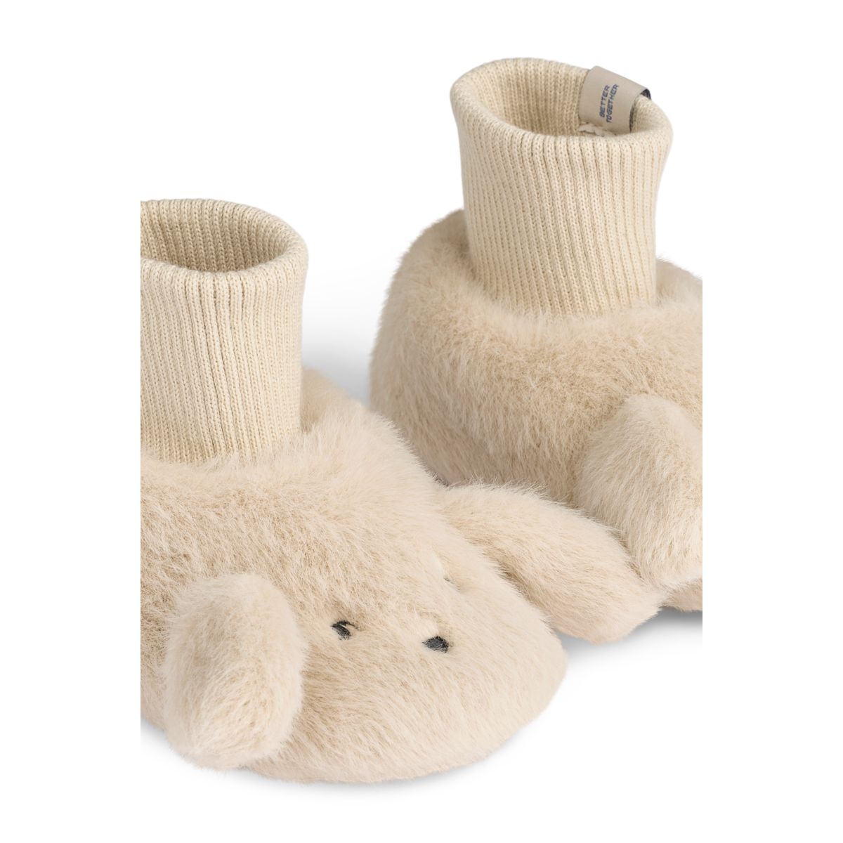 Liewood Beth Rabbit Plush Slippers - Mist - INDOOR SLIPPERS