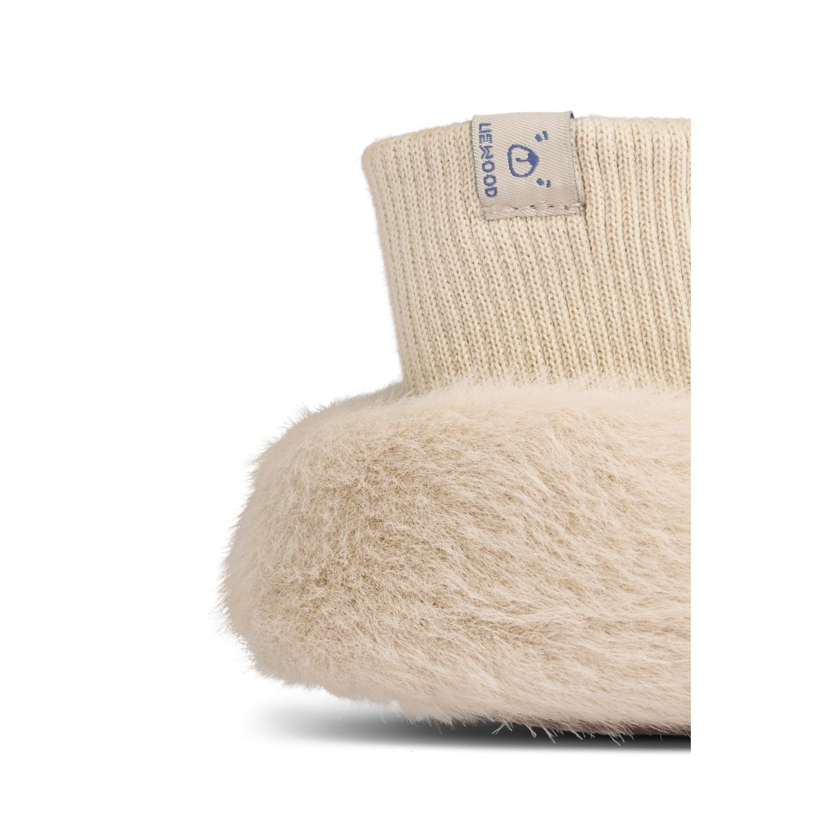 Liewood Beth Rabbit Plush Slippers - Mist - INDOOR SLIPPERS