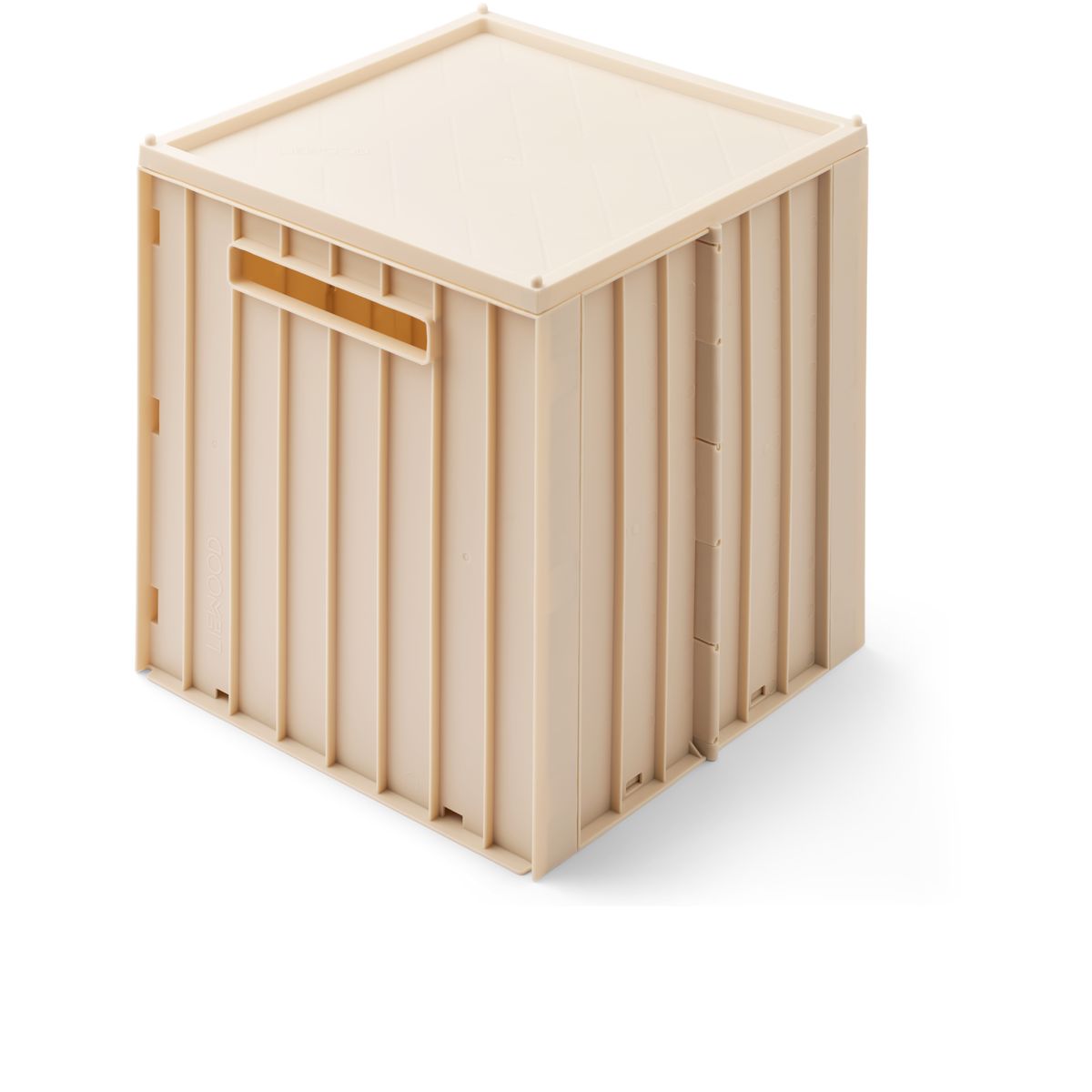Liewood Elijah Storage Box with Lid - Sandy - STORAGE BOX