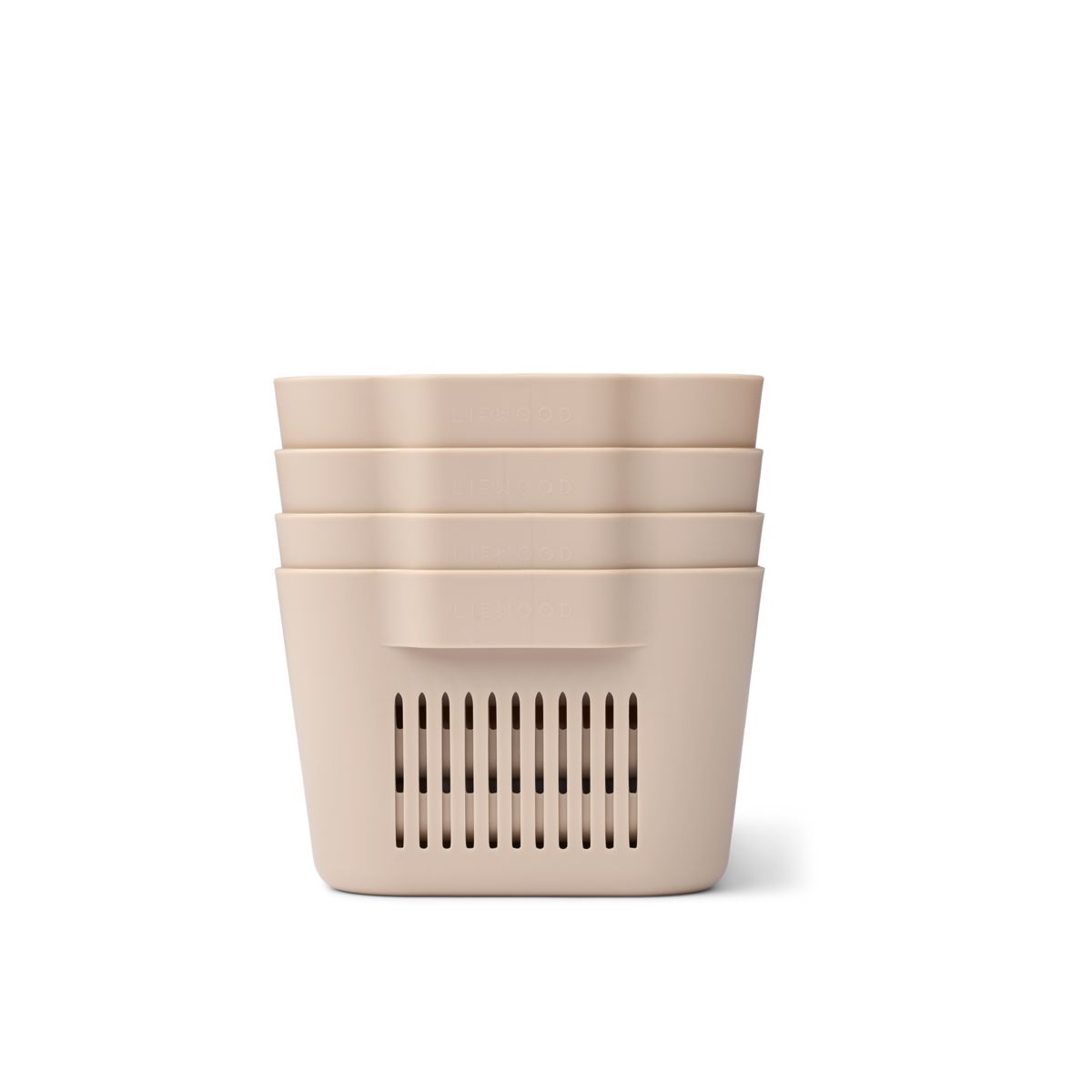 Liewood Makeeva Mini Basket 4-pack - Sandy - STORAGE BOX