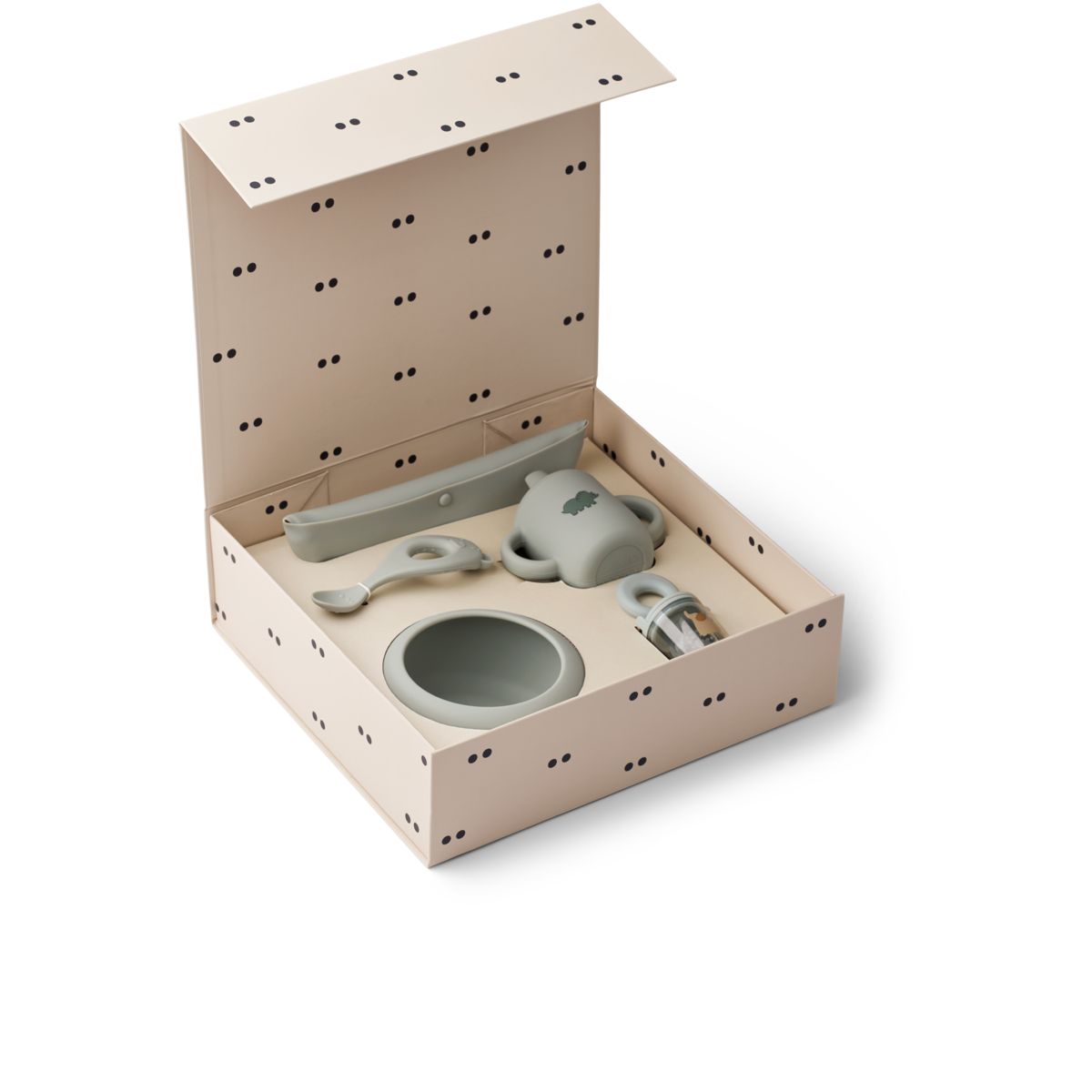 Liewood MILEAH Baby Mealtime Set - Dove blue - TABLEWARE SET