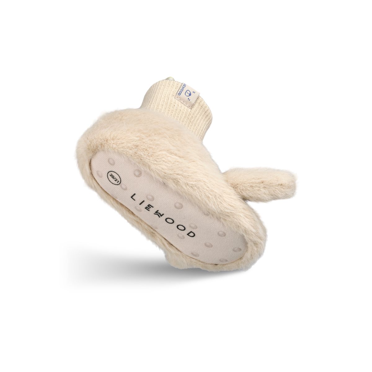Liewood Beth Rabbit Plush Slippers - Mist - INDOOR SLIPPERS