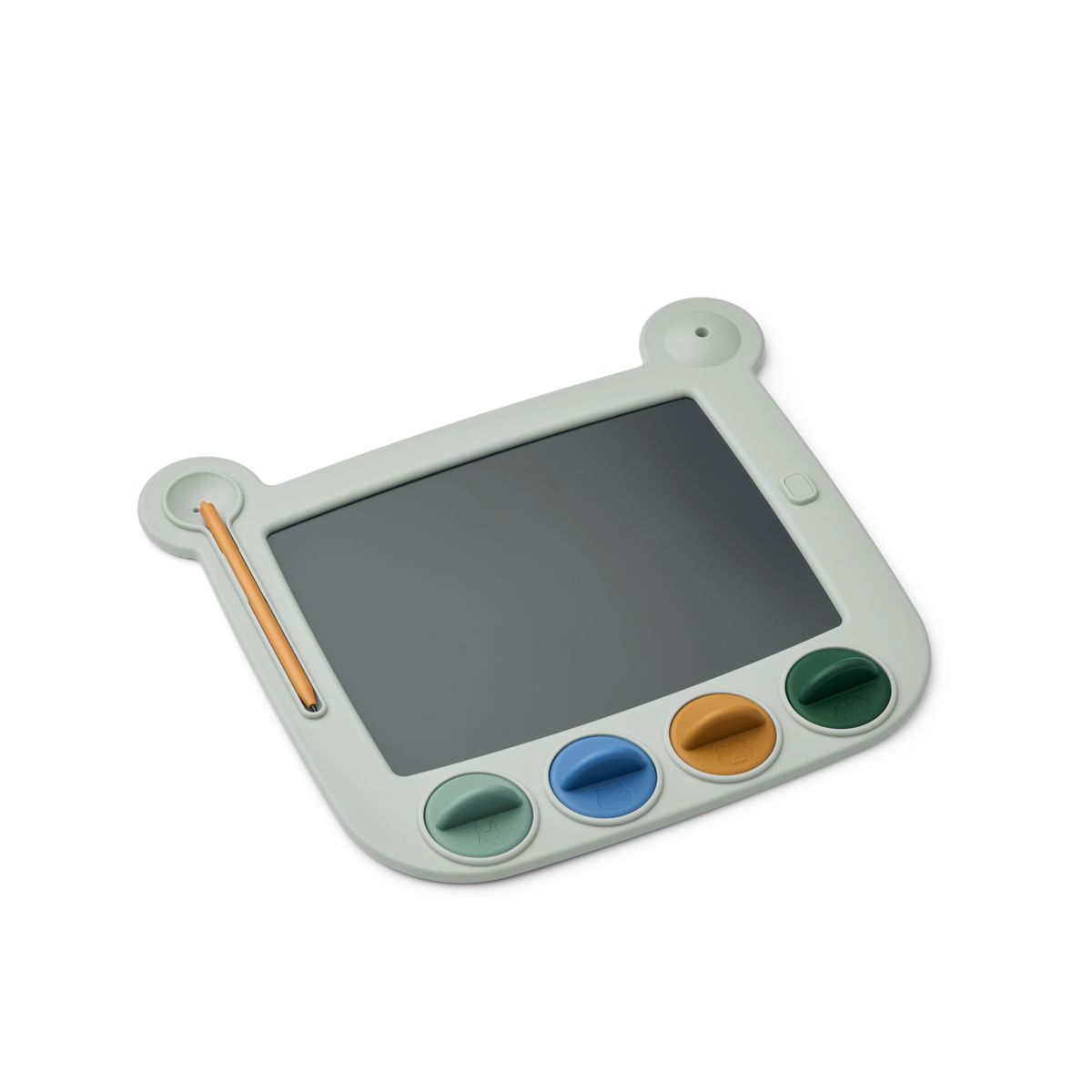Liewood Venzora LCD Drawing Board with stamps - Dove blue multi mix - CREATIVE TOYS