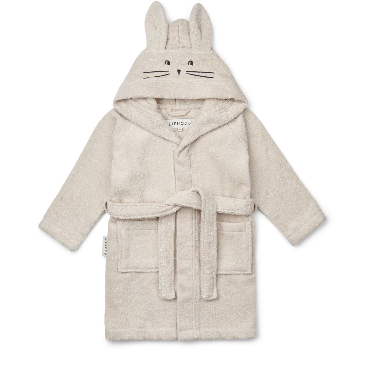 Liewood Lily Rabbit Bathrobe - Sandy - TOWEL / WASHCLOTH
