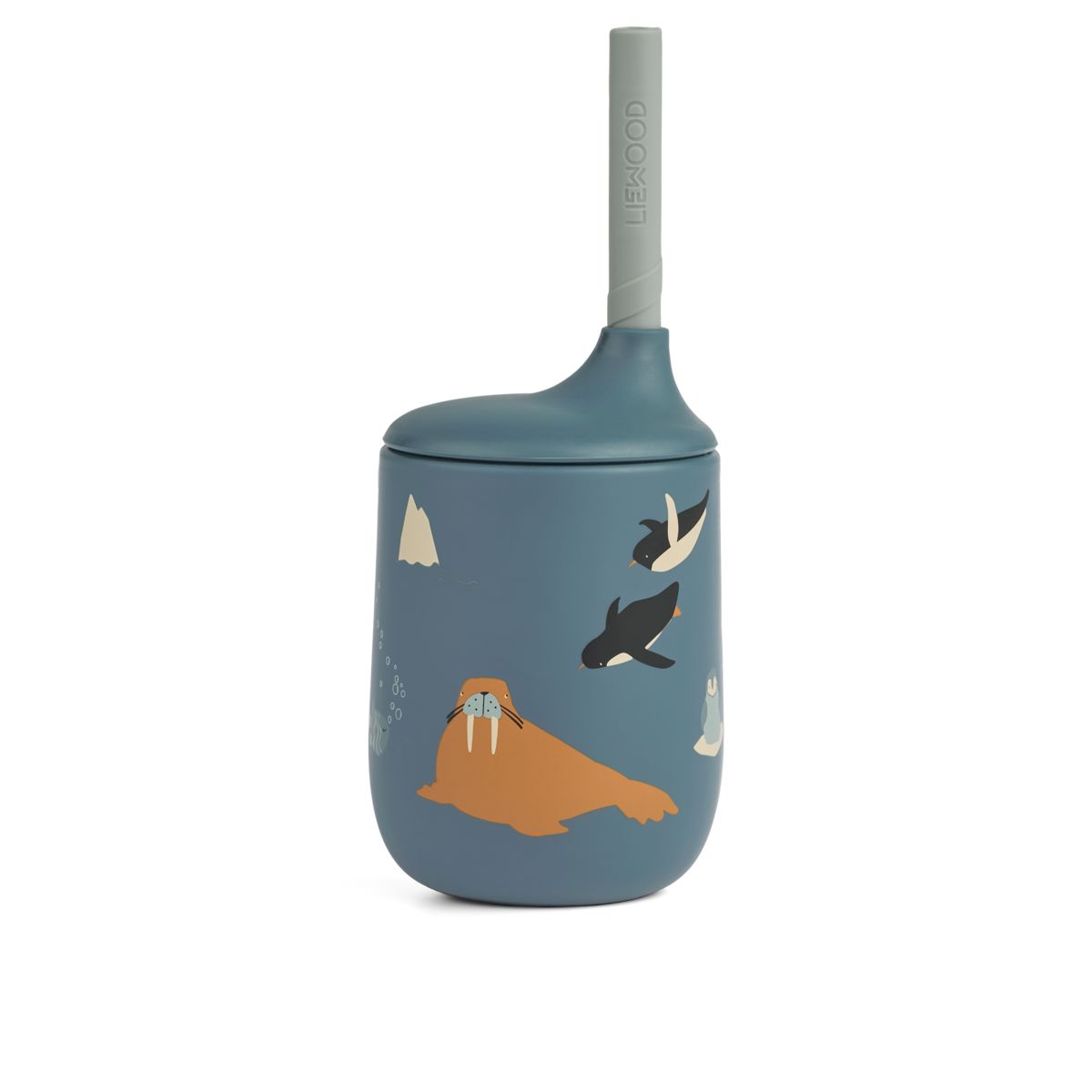 Liewood Ellis Printed Sippy Cup - Arctic Sea / Ocean view - CUP