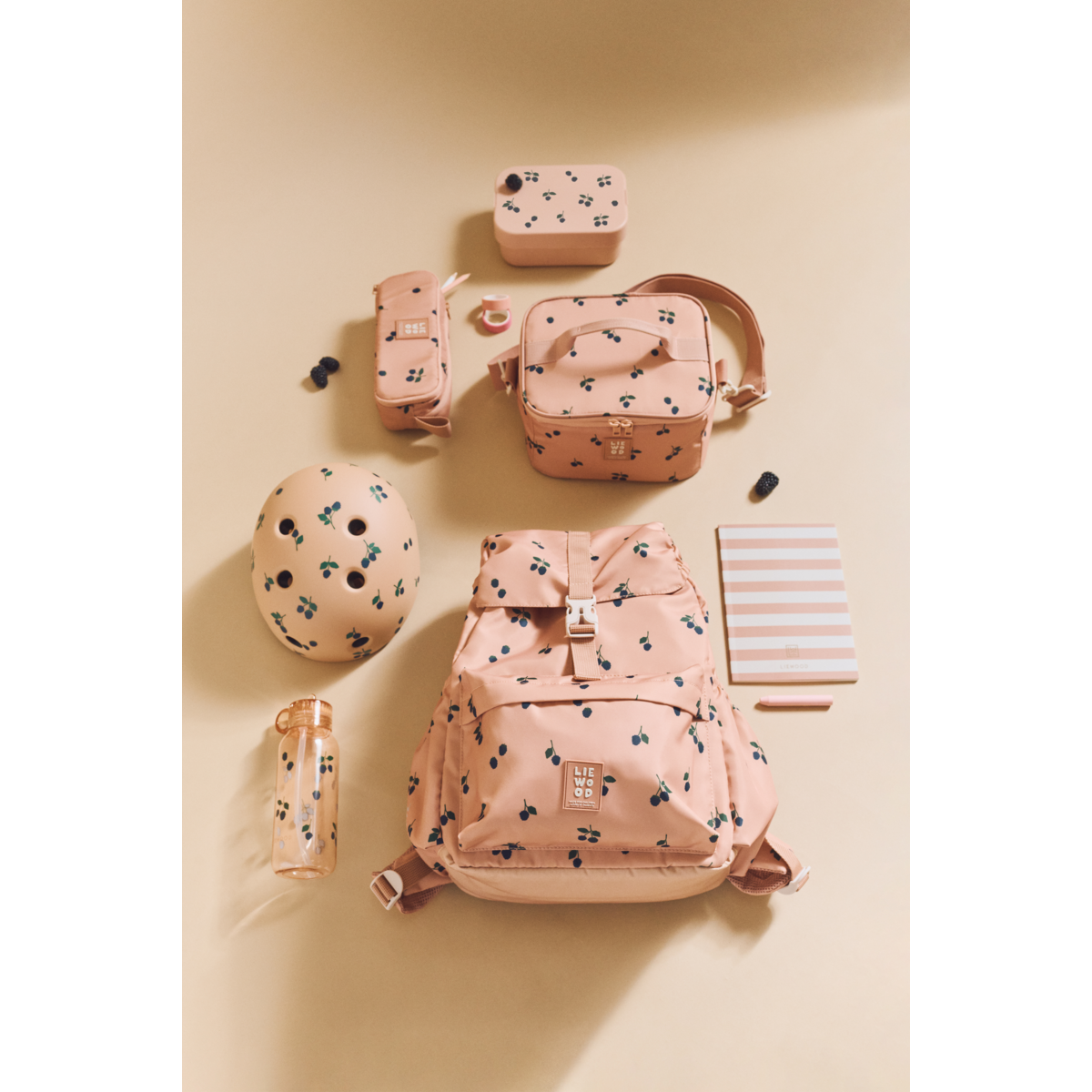 Liewood Chelsey Lunchbox Set - Berry / Pale Tuscany - LUNCHBOX