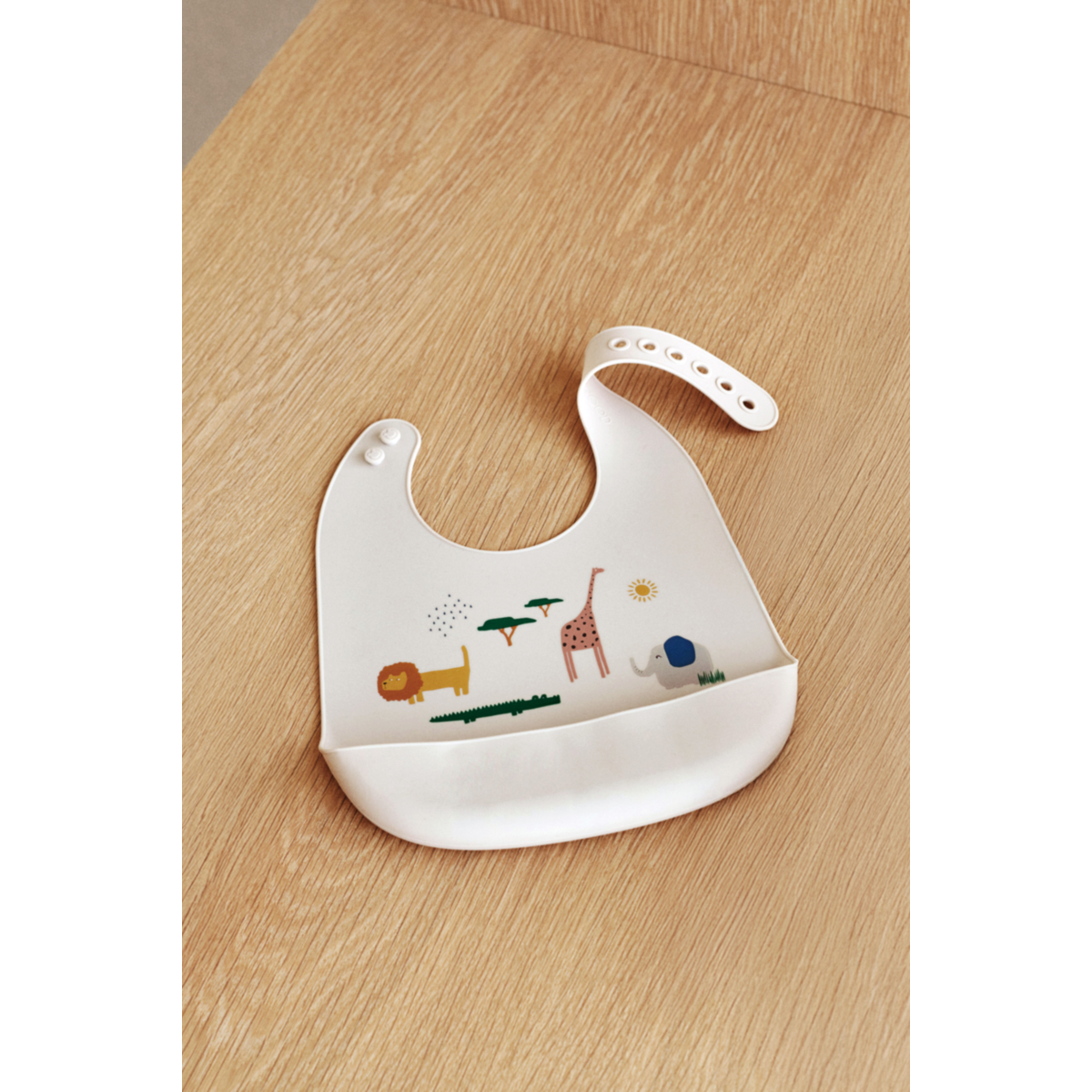 Liewood Tilda Silicone Bib 2 Pack - Safari sandy mix - BIB