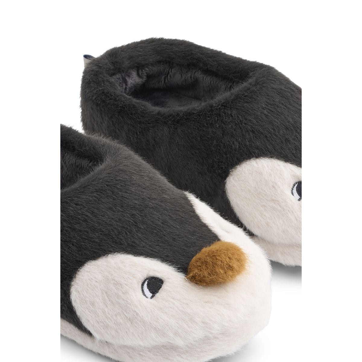 Liewood Aviaja Penguin Slippers - Sandy / Dark grey - INDOOR SLIPPERS
