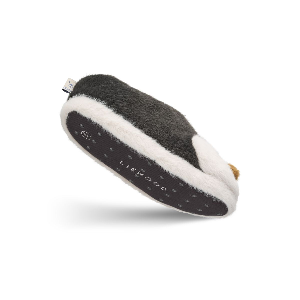 Liewood Aviaja Penguin Slippers - Sandy / Dark grey - INDOOR SLIPPERS
