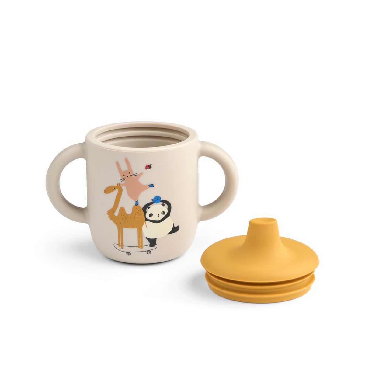Liewood NEIL Sippy Cup - Around the world / Sandy - CUP
