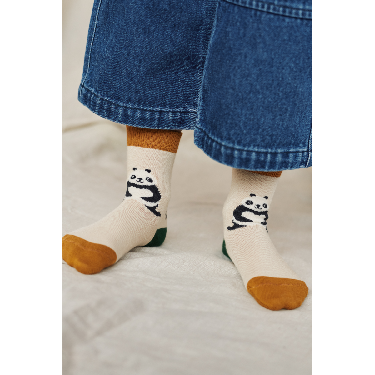 Liewood Silas Socks 3-Pack - Around the world / Sandy - SOCKS/STOCKINGS