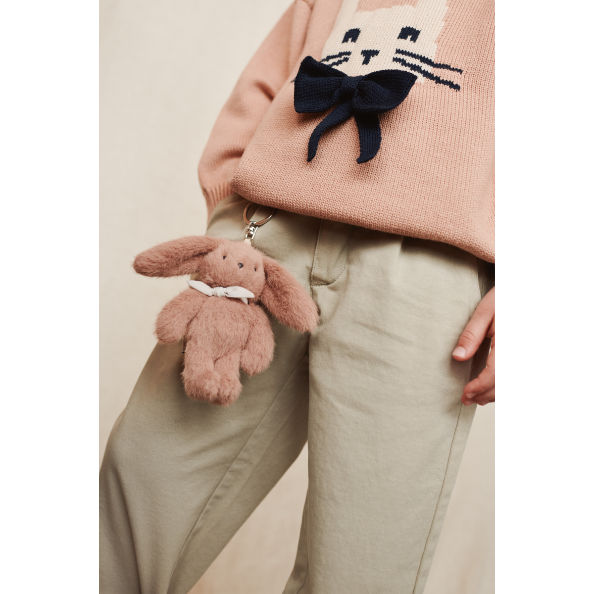 Liewood Orlane Knit Jumper - Rabbit / Pale tuscany - JUMPER