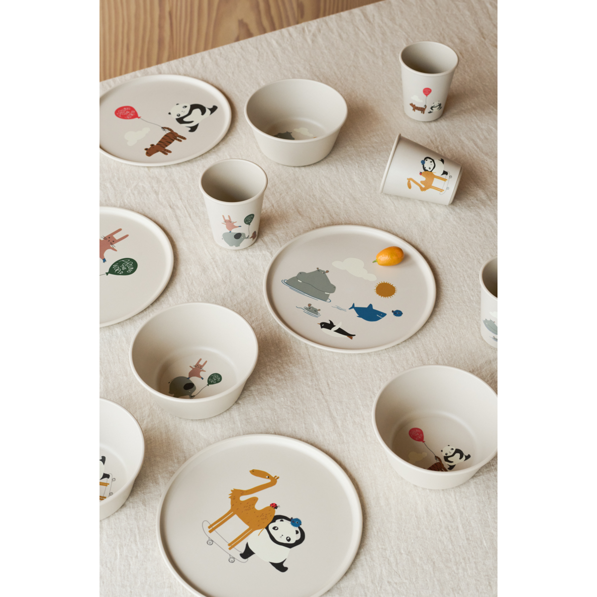 Lana Cup 4-Pack - Around the world / Sandy