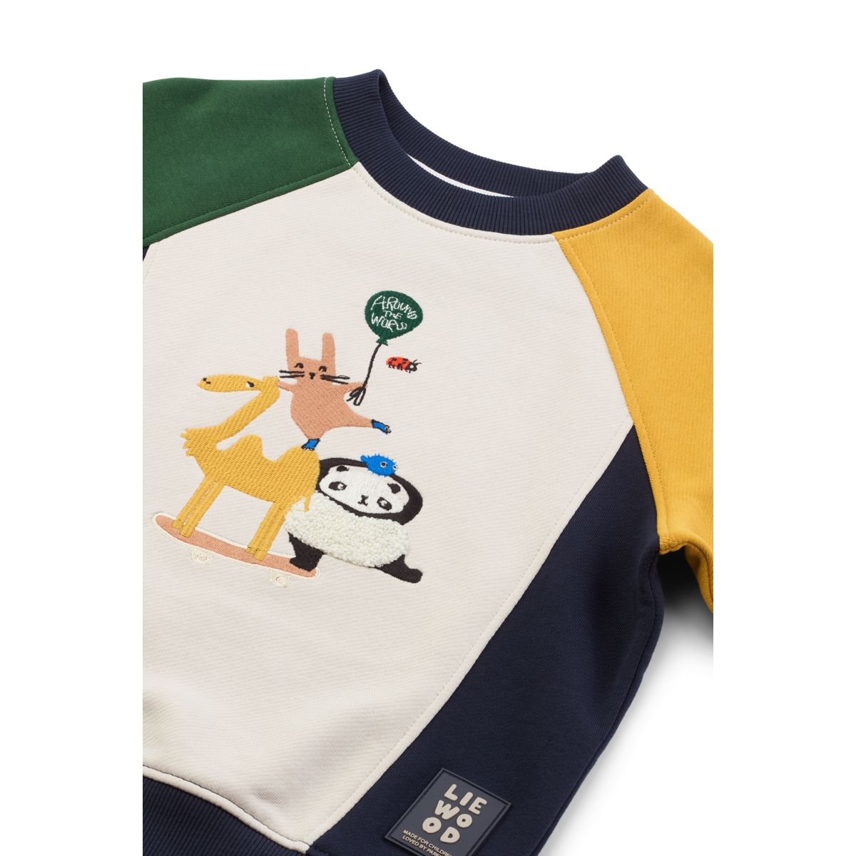 Liewood Aude Sweatshirt - Friends / Sandy / Classic navy multi mix - SWEATSHIRT