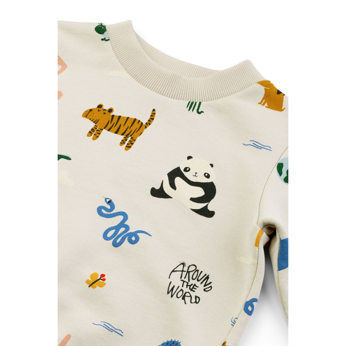 Liewood Thora Printed Sweatshirt - Around the world / Sandy - SWEATSHIRT