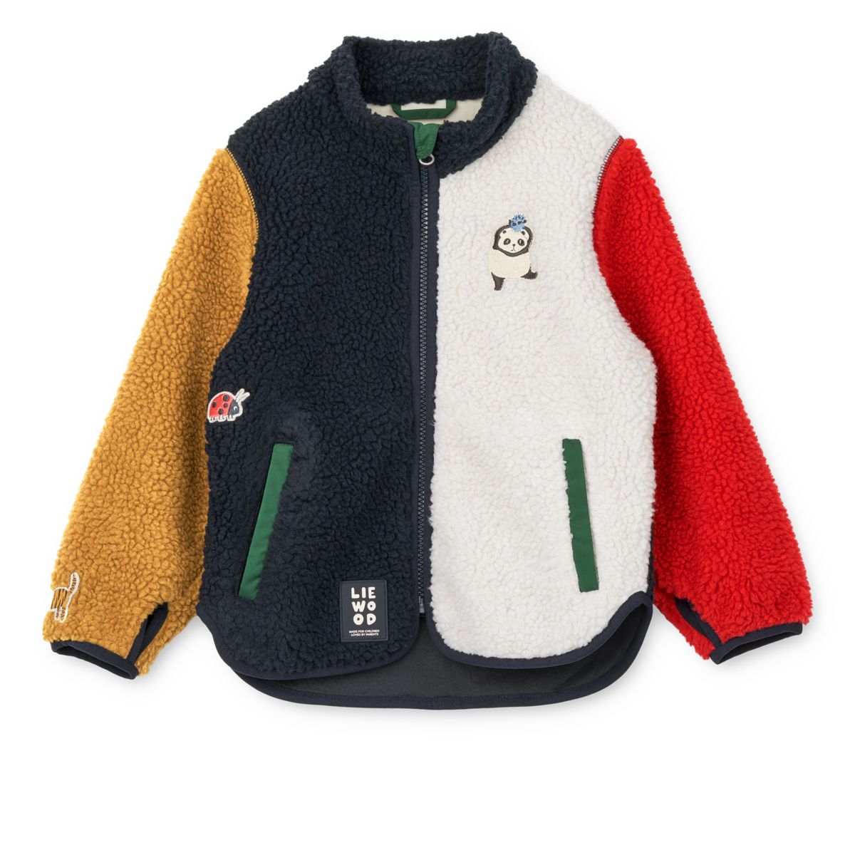 Liewood Nolan Pile Jacket - Around the world multi mix - JACKET