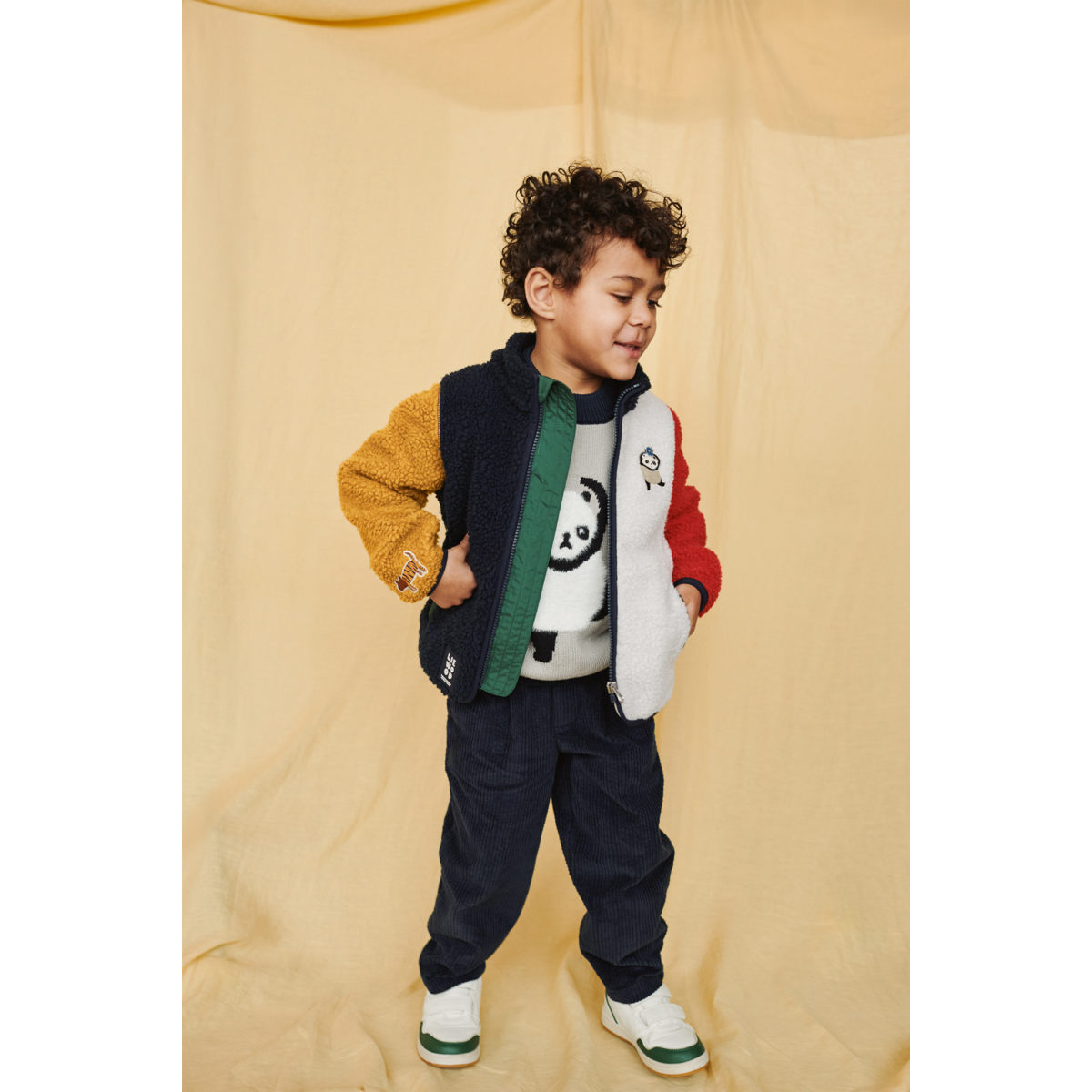 Liewood Nolan Pile Jacket - Around the world multi mix - JACKET