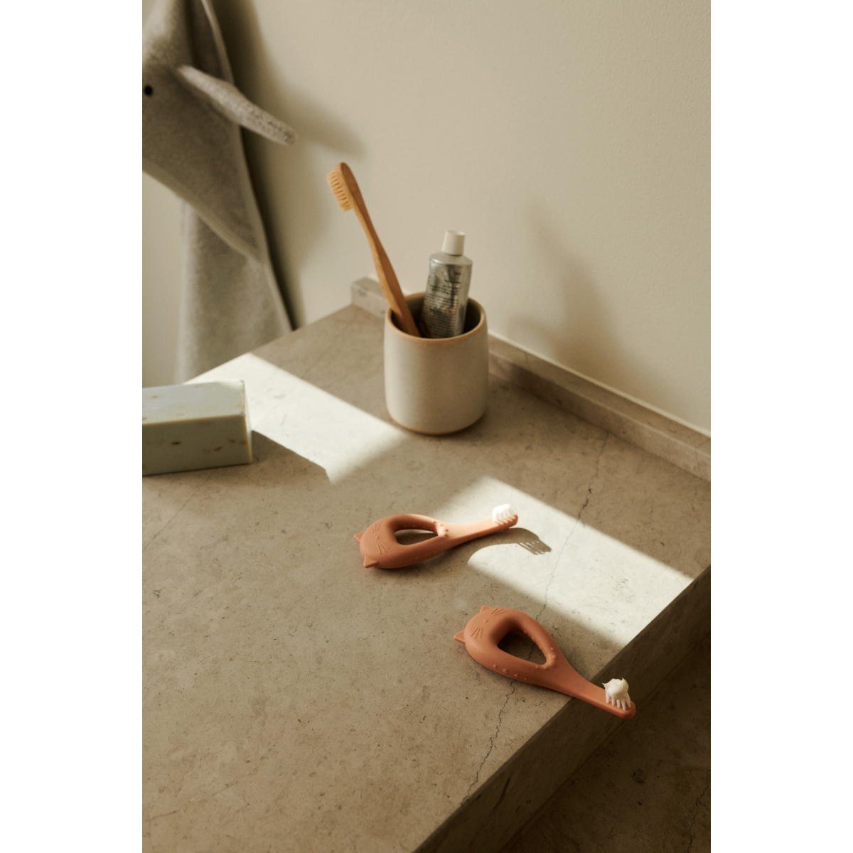 Liewood Janelle toothbrush 2-pack - Tuscany rose - BATH & HYGIENE