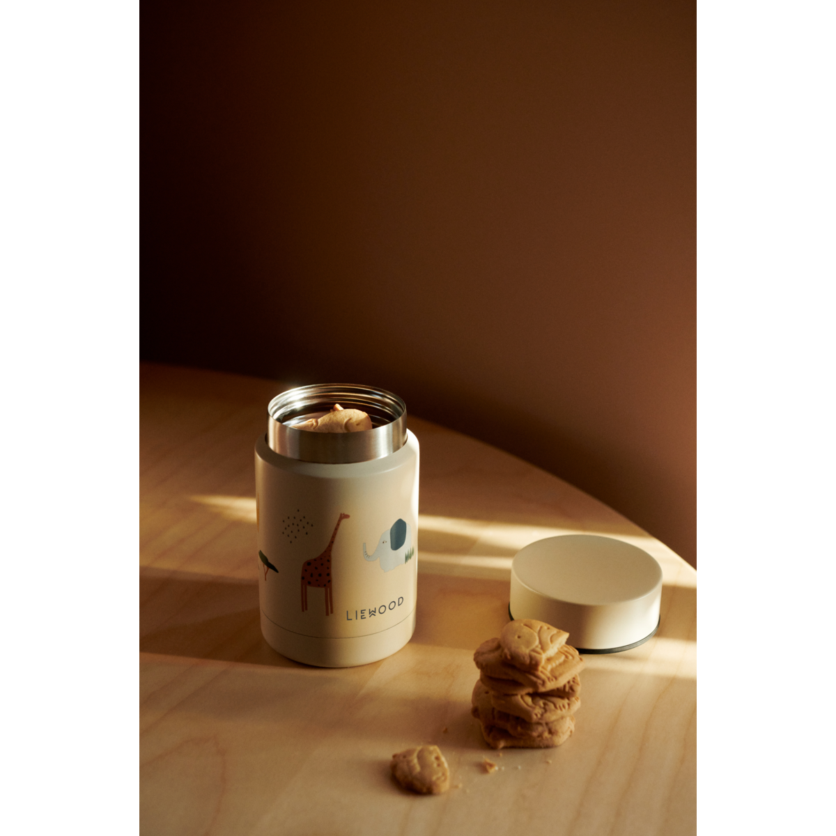 Liewood Nadja Food Jar - Safari sandy mix - FOOD JAR
