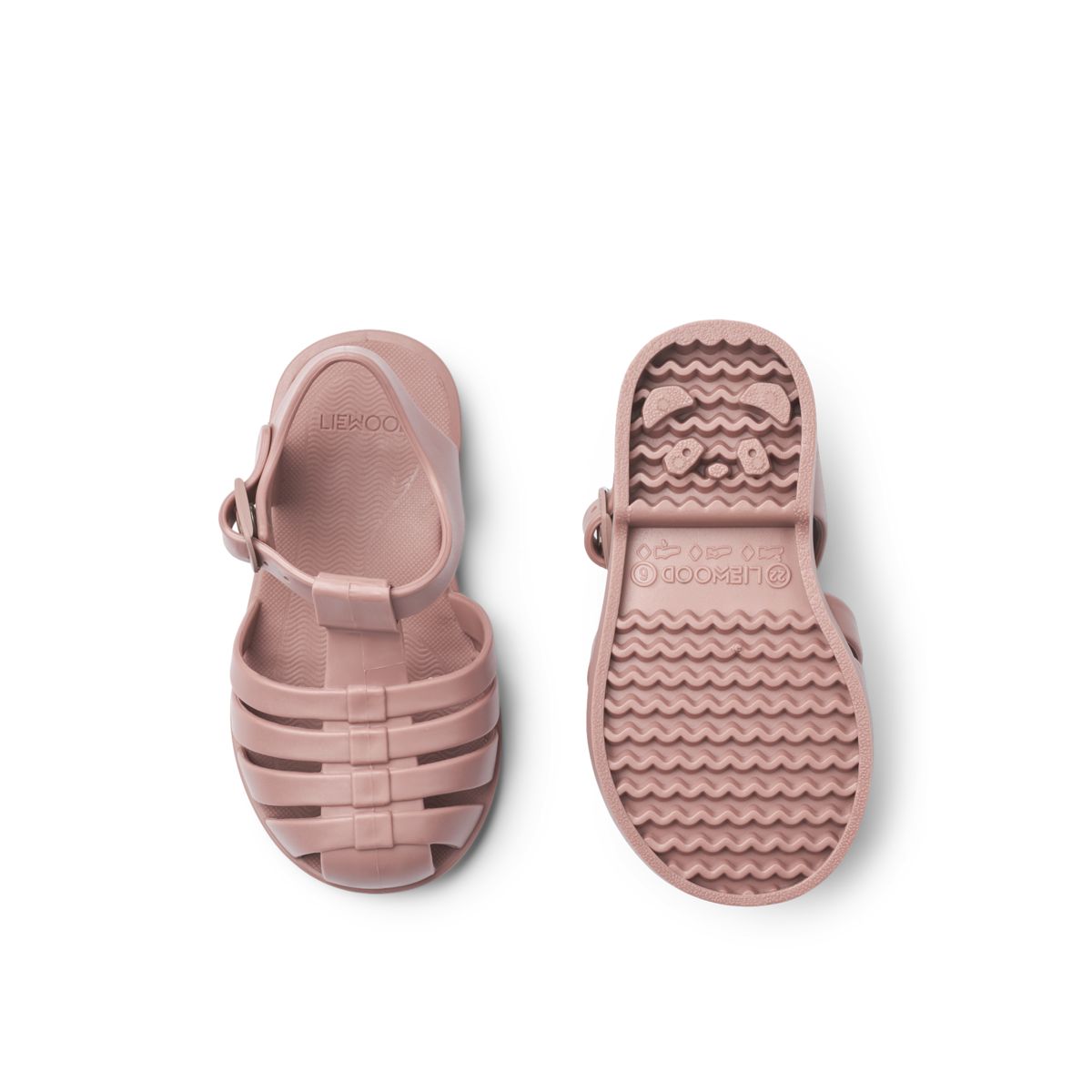 Liewood Bre Beach Sandals - Dark rose - BEACH SANDALS