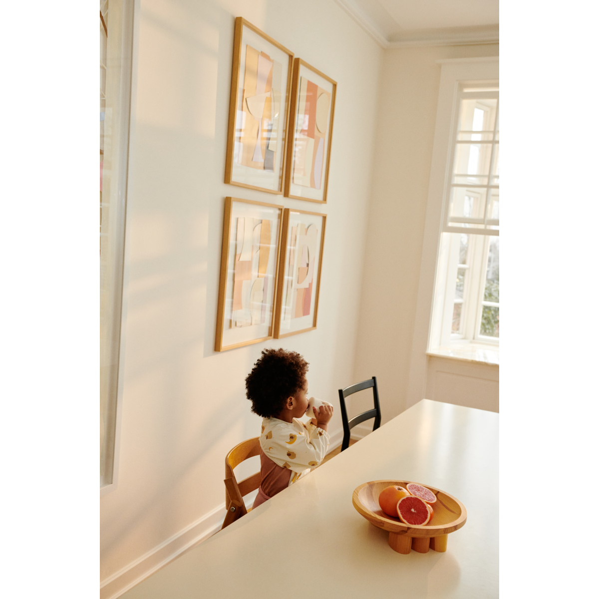 Liewood Merle Printed Cape Bib - Elephant / Creme de la creme - CAPE BIB