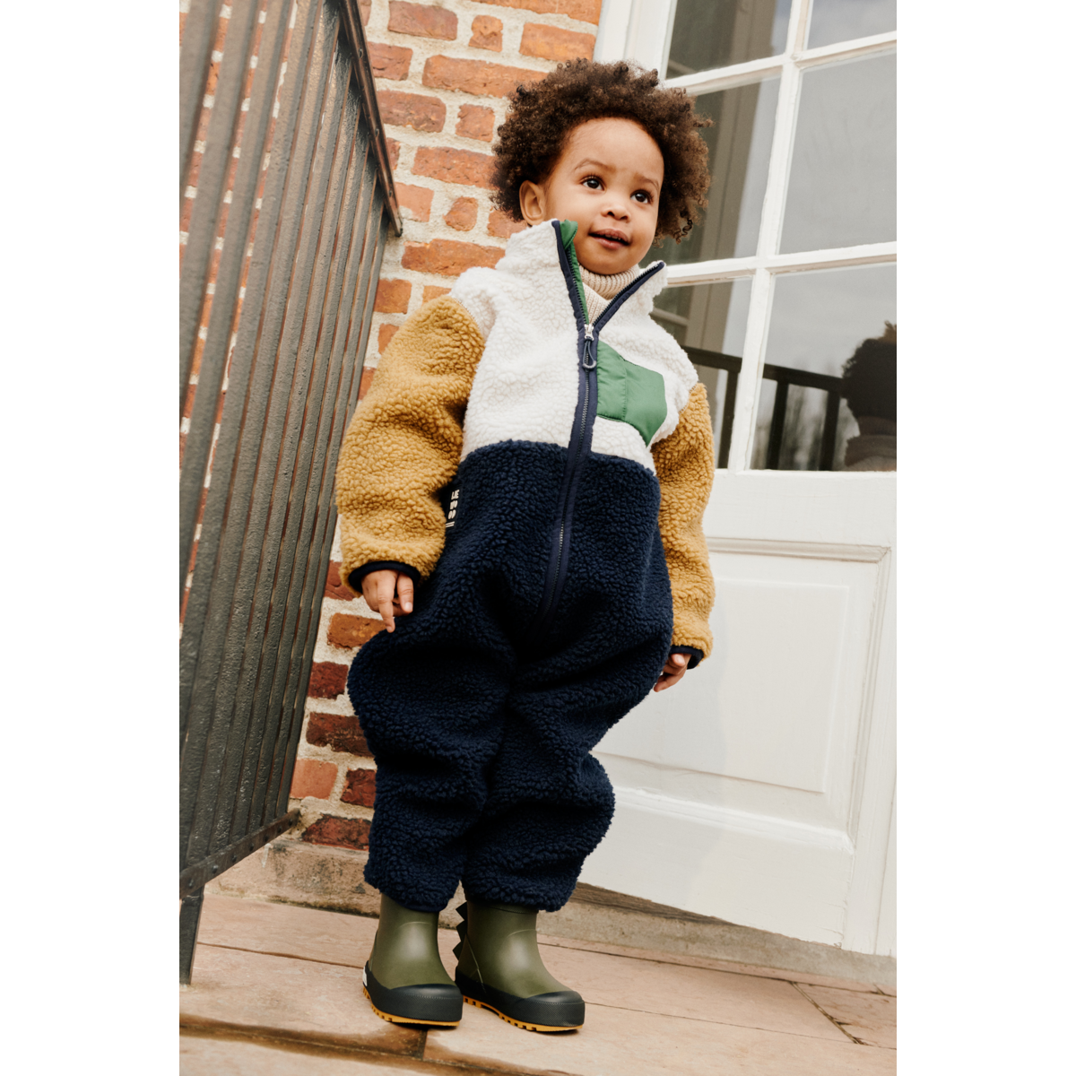 Liewood Nolano Pile Jumpsuit - Classic navy multi mix - SUIT