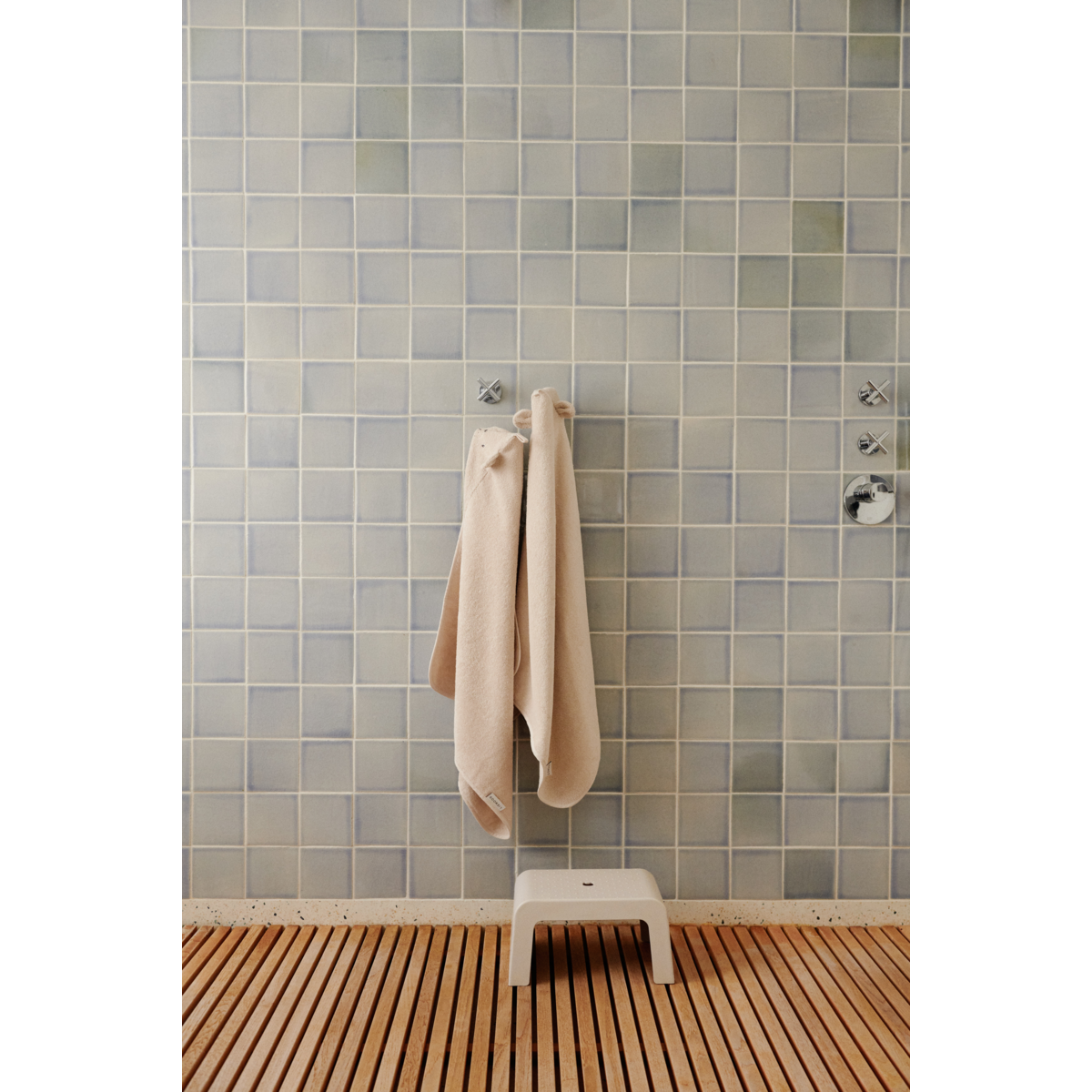 Liewood Albert Hooded Baby Towel - Sandy - TOWEL / WASHCLOTH