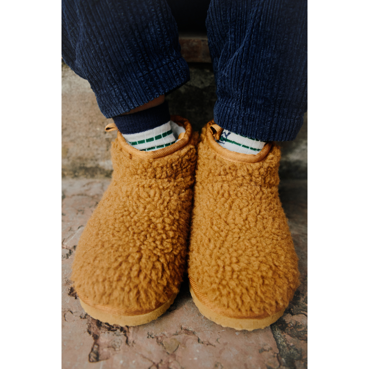 Alban Pile Shoes - Golden caramel