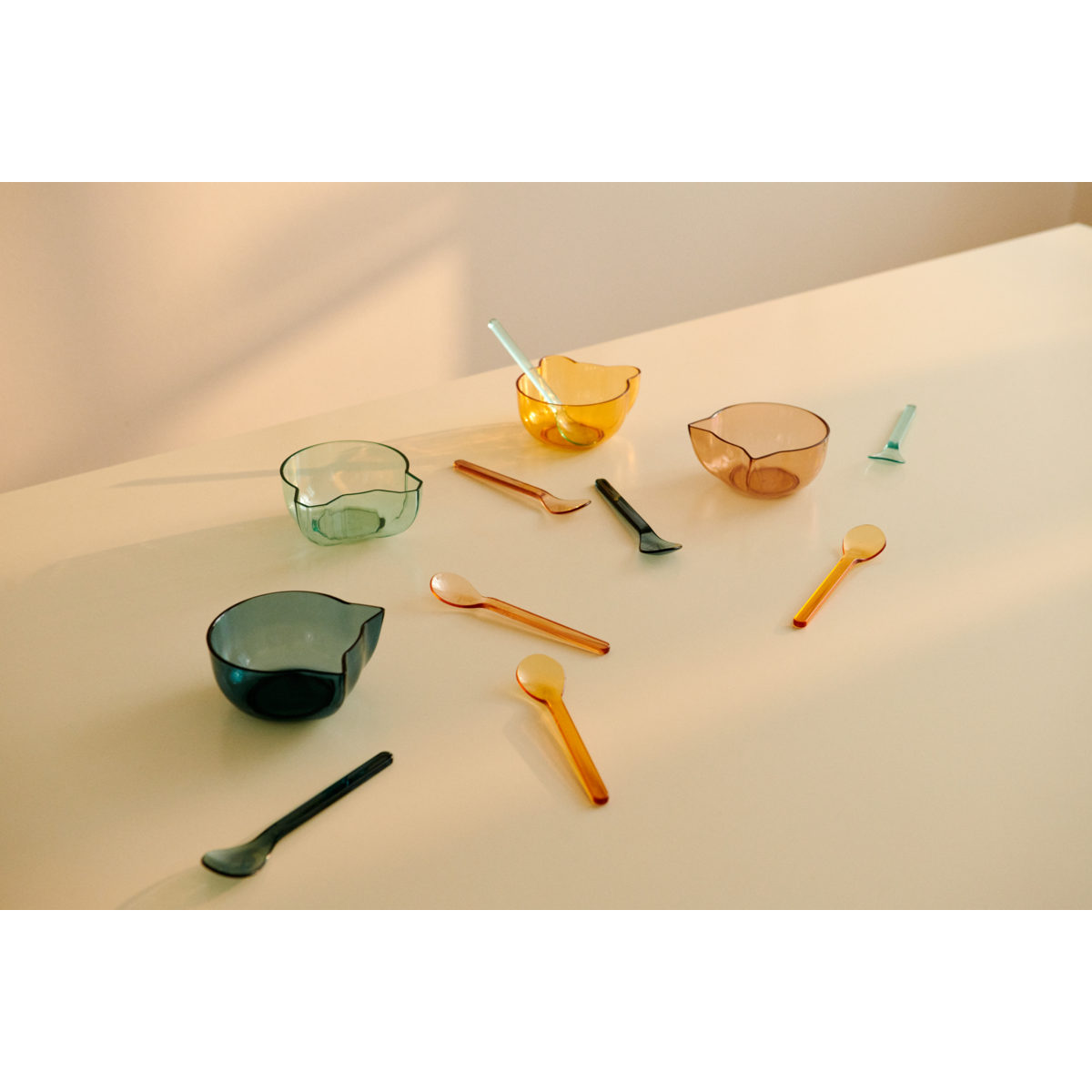 Liewood Olan Tritan Spoons - Indigo multi mix - CUTLERY