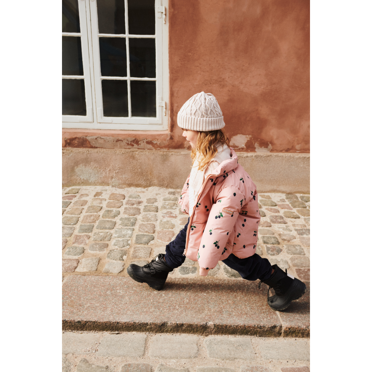 Liewood EZRA Cable Knit Beanie - Sandy - HATS/CAP