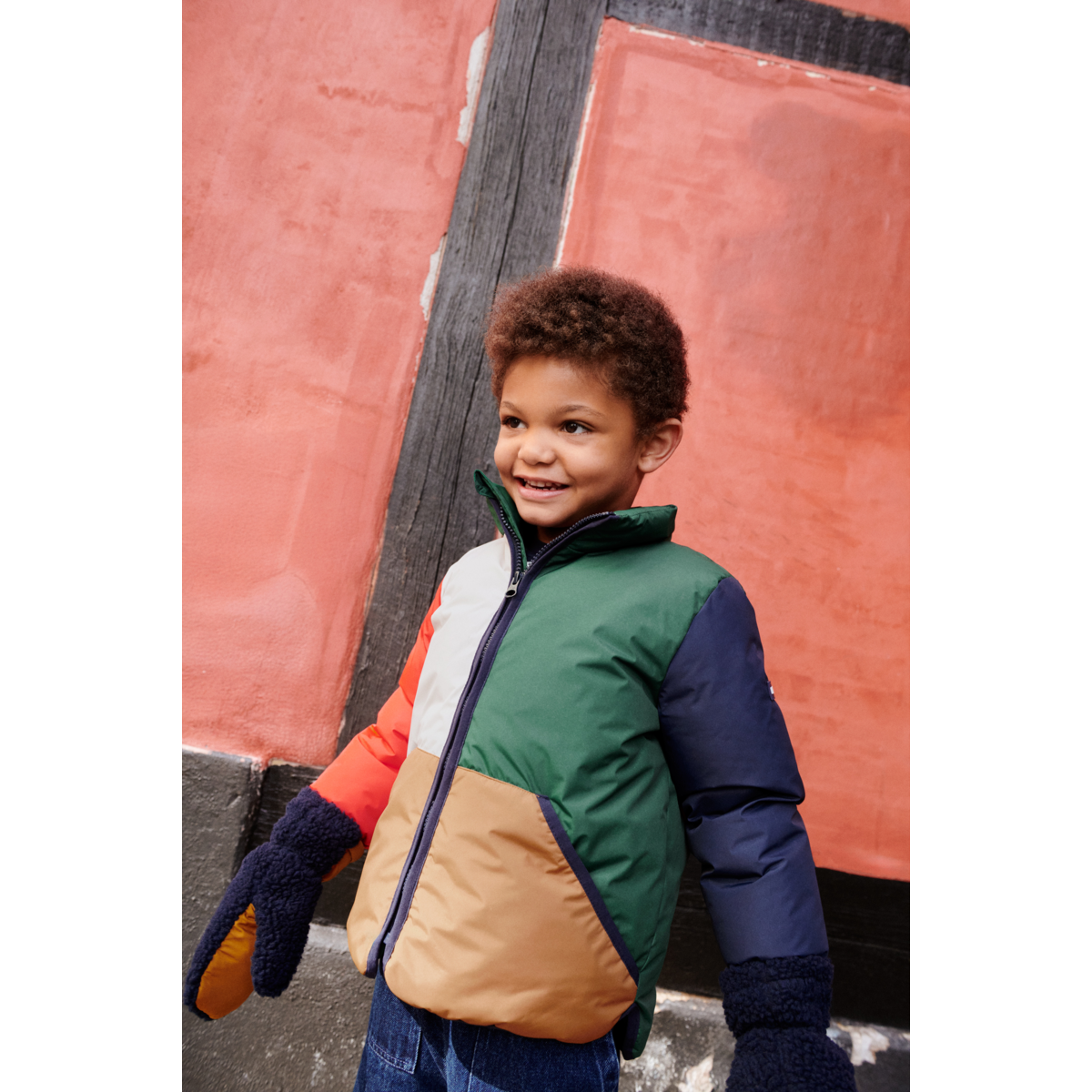 Liewood Brantley Jacket - Apple red multi mix - JACKET