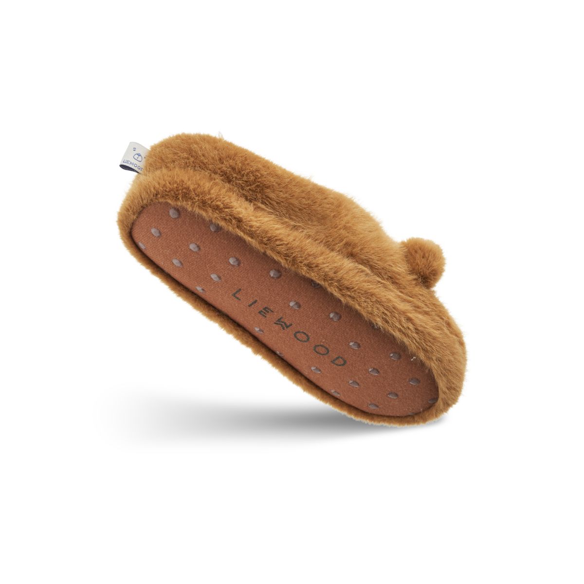 Liewood Aviaja Bear Slippers - Golden caramel - INDOOR SLIPPERS