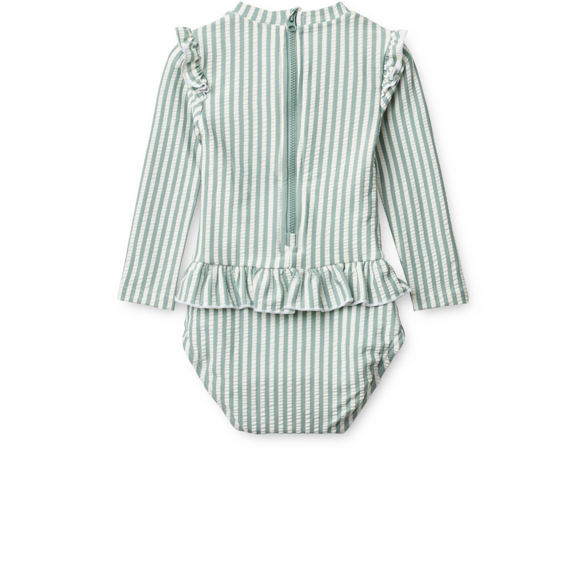 Liewood Sille Seersucker Baby Swimsuit - Y/D stripe Peppermint / Creme de la creme - SWIMSUIT
