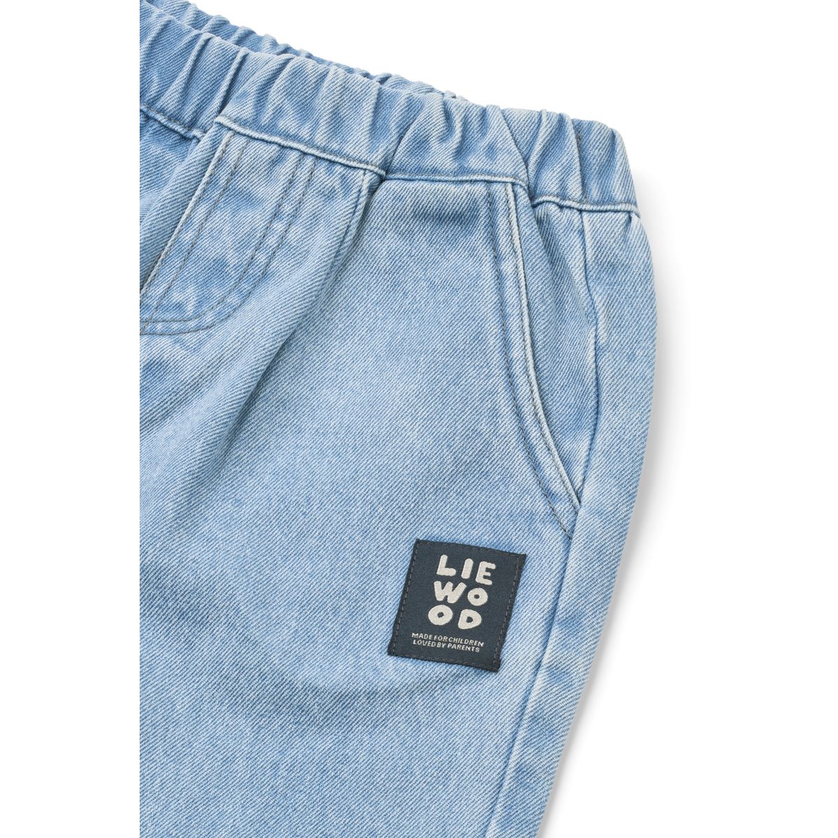 Liewood Borris Denim Trousers - Cool kids / Light blue denim - PANTS