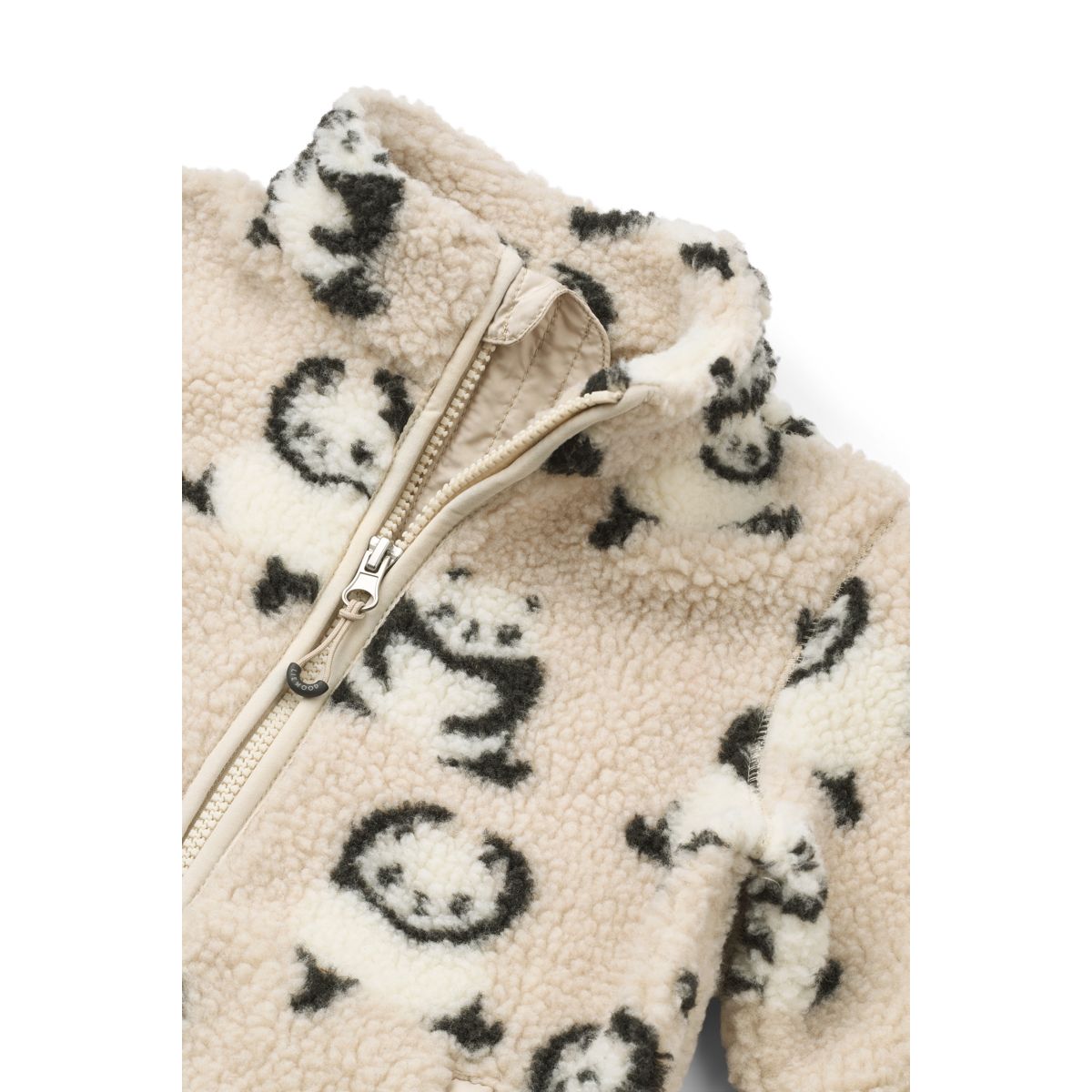 Liewood Nolan Pile Jacket - Panda / Sandy - JACKET