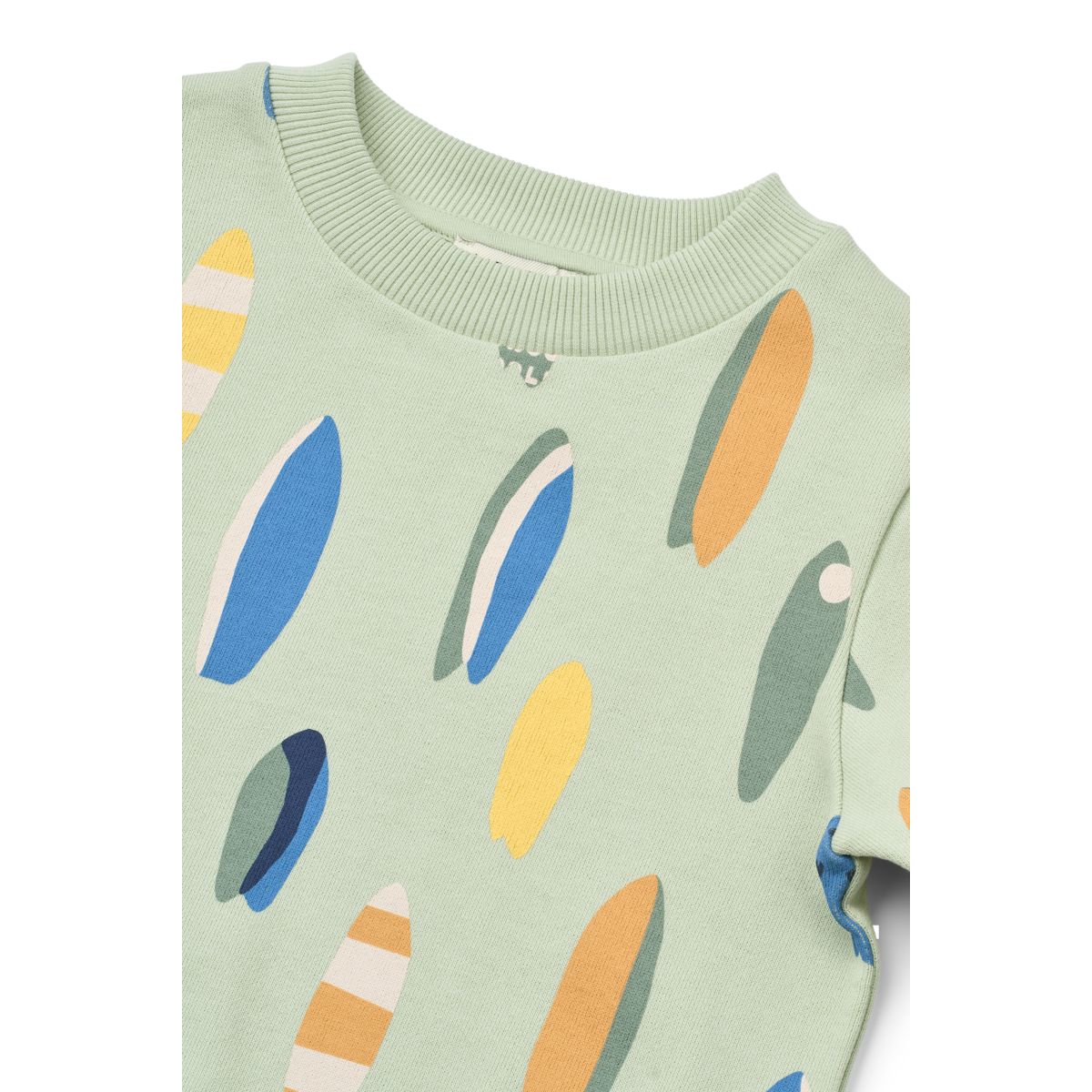 Liewood Thora Printed Sweatshirt - Boards / Light peppermint - SWEATSHIRT
