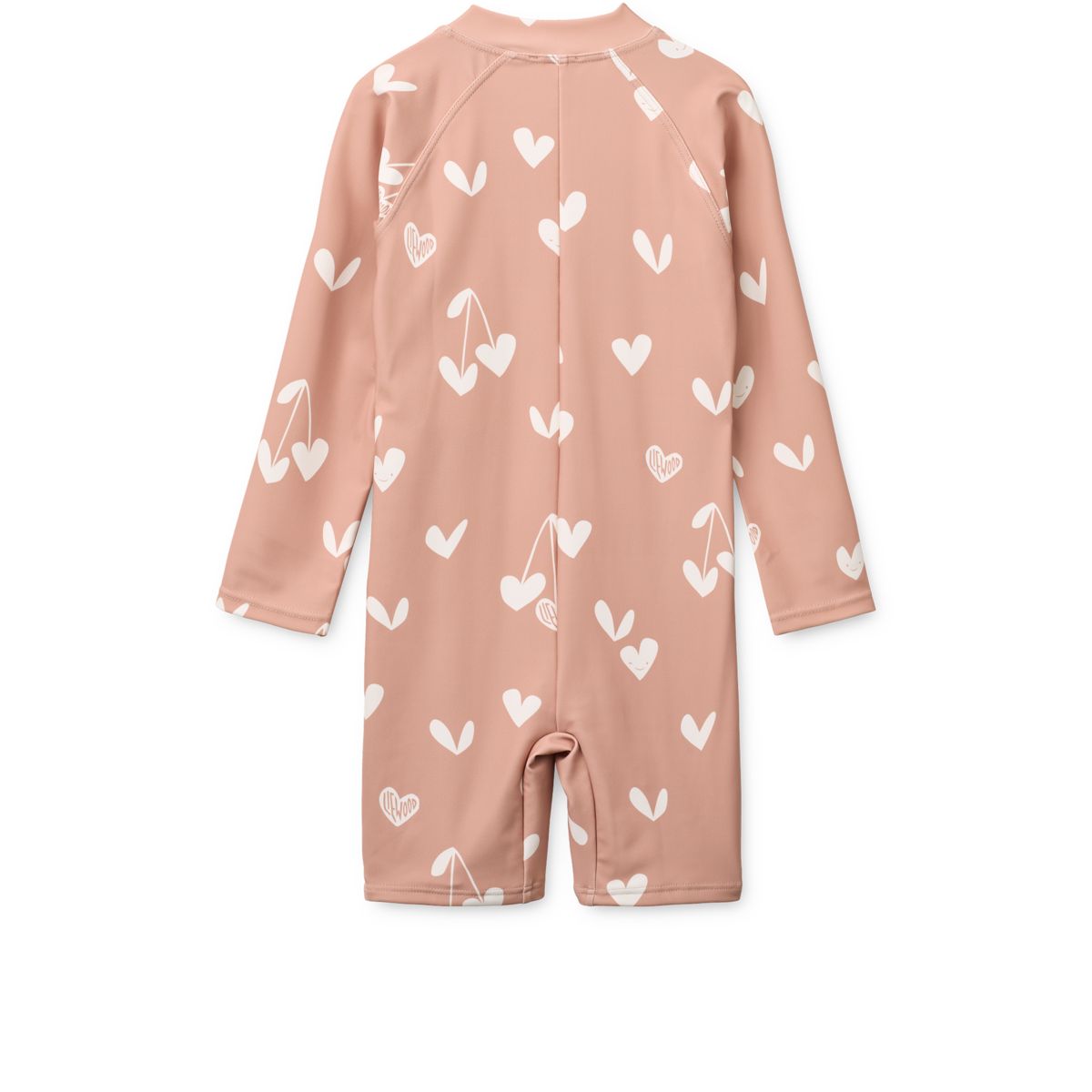 Liewood Max Long-sleeved Swim Jumpsuit - Sweethearts / Pale tuscany - SWIMSUIT