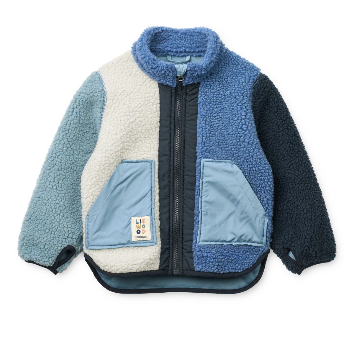 Liewood Noam Pile Jacket - Riverside multi mix - JACKET