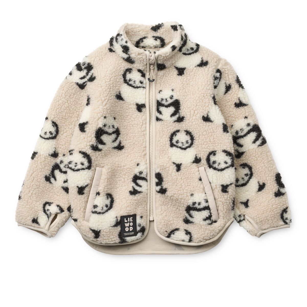 Liewood Nolan Pile Jacket - Panda / Sandy - JACKET