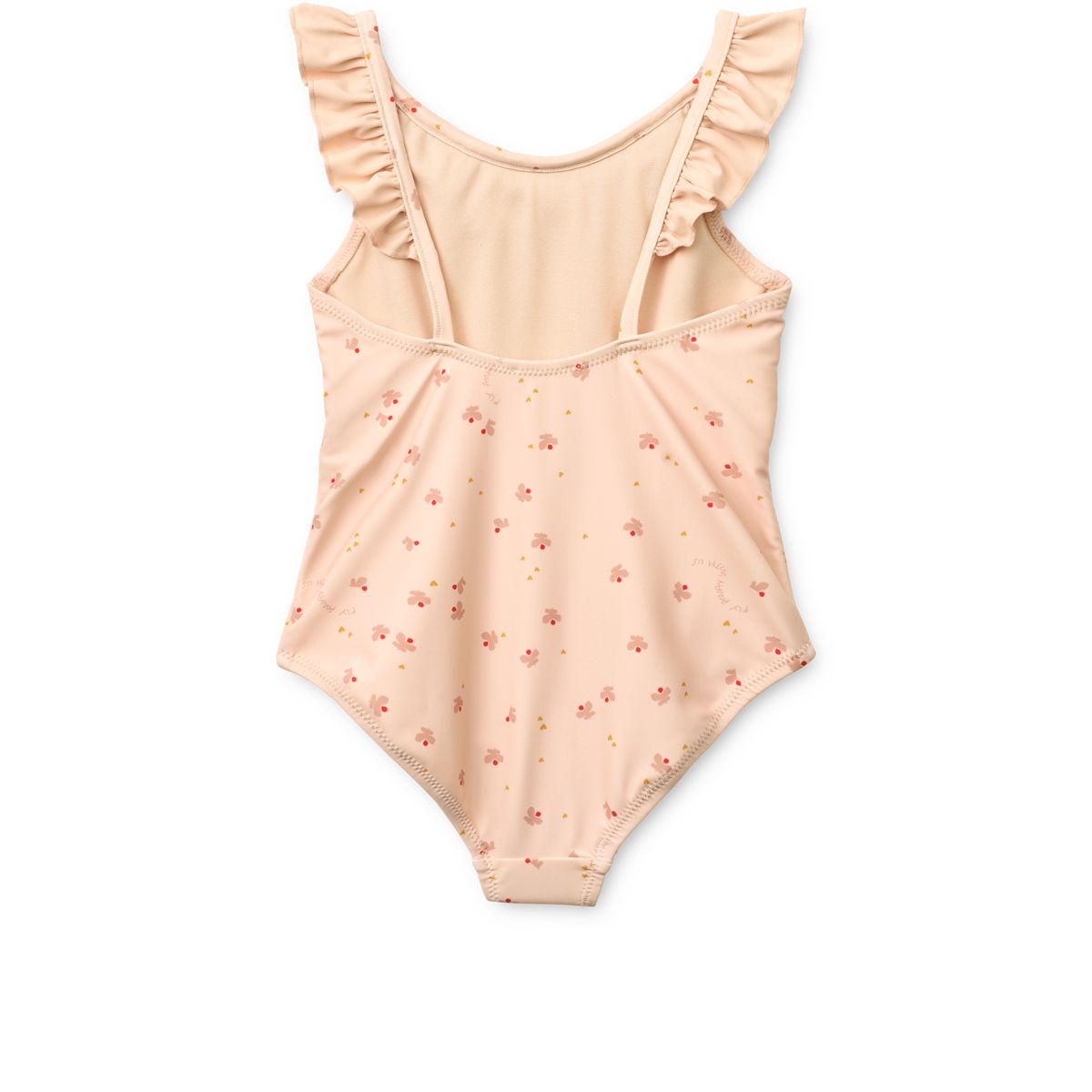 Liewood Kallie printed ruffle swimsuit - Mini Butterfly / Apple blossom - SWIMSUIT