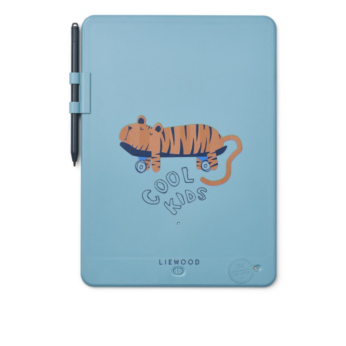 Liewood Zora LCD drawing board Tablet 10 inches - Tiger / Beach blue - CREATIVE TOYS