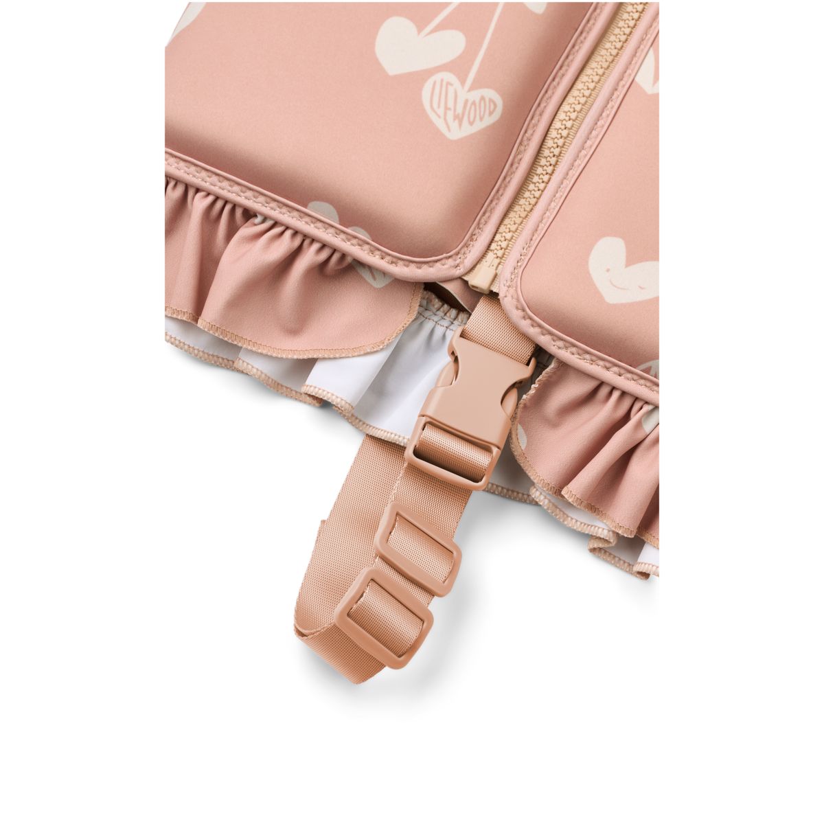 Liewood Dove Swim Vest with Frills - Sweethearts / Pale tuscany - SWIM VEST