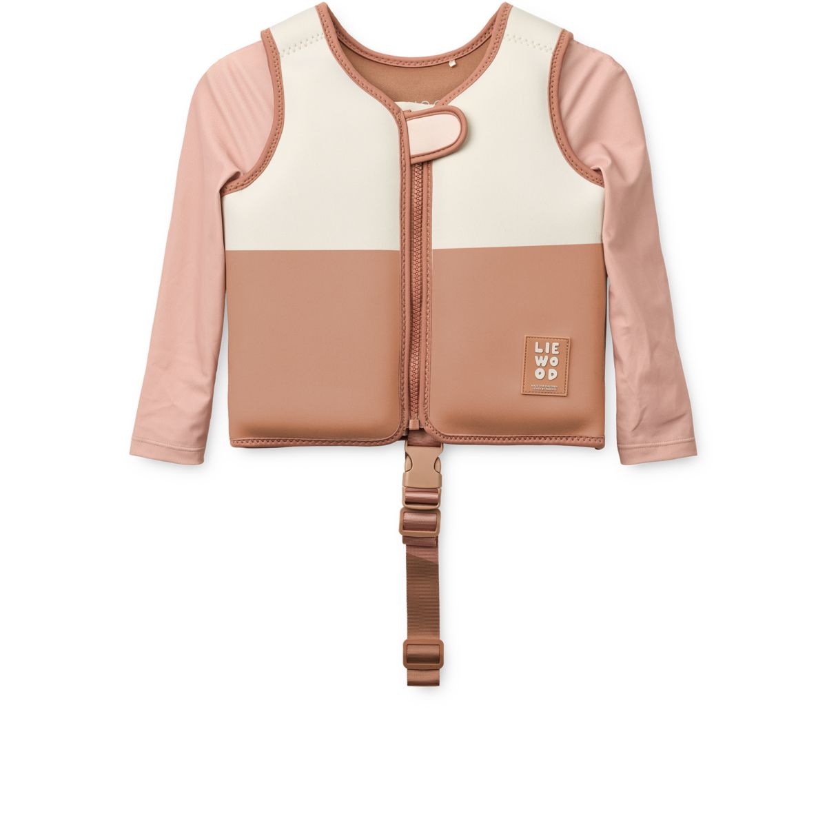 Liewood Dove Swim Vest with Sleeves - Tuscany rose multi mix - SWIM VEST