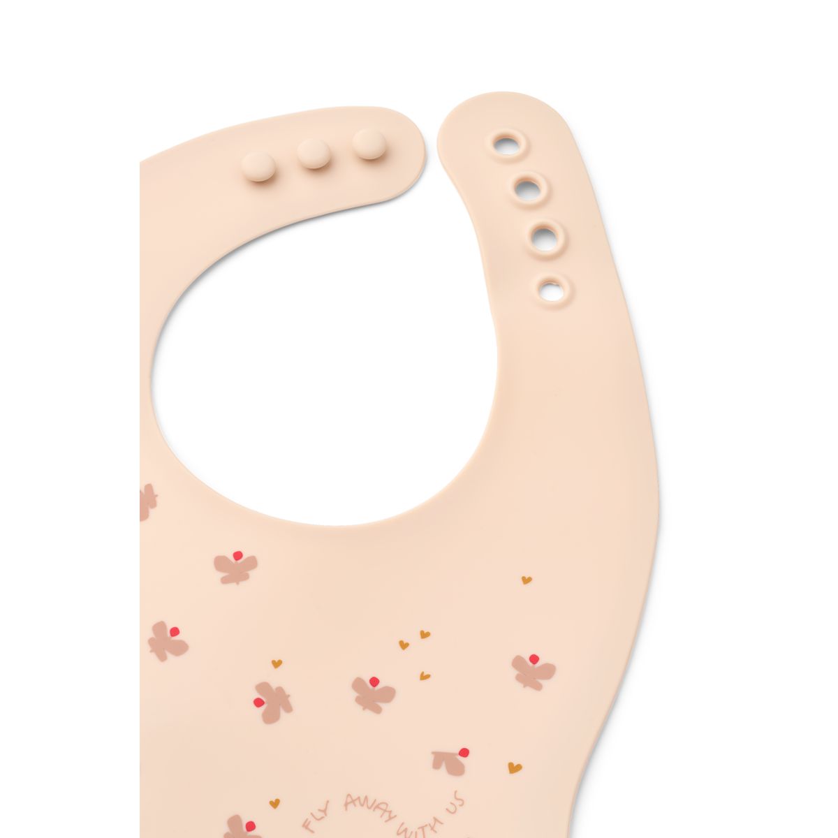 Liewood EMBER Printed Bib 2-pack - Mini Butterfly / Apple blossom - BIB