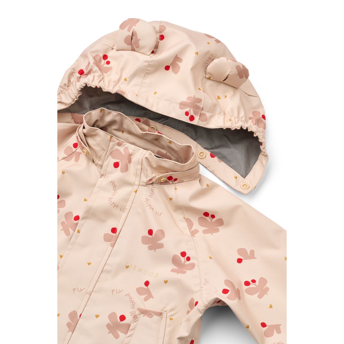 Liewood MANU Toddler Rainwear Set - Butterfly / Apple blossom - SET