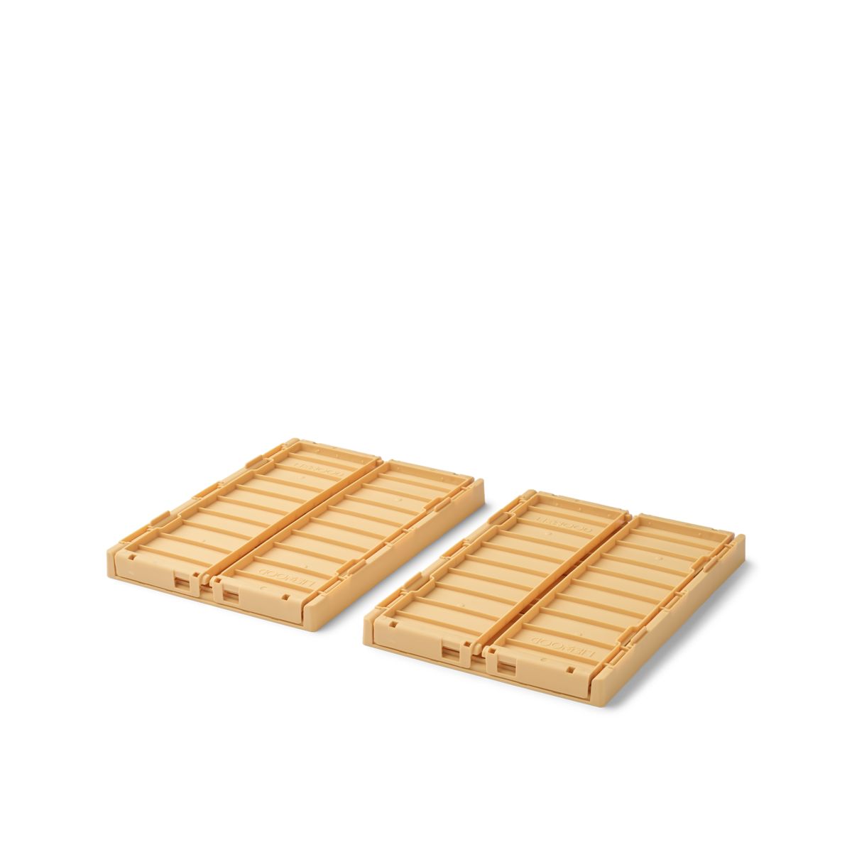 Weston Small Storage Box 2-Pack - Lemon yellow